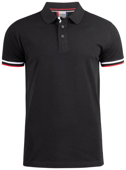 Clique Newton Men's Polo Shirt | Contrast Details | Ringspun Cotton Polo | 3 Colours | XS-3XL