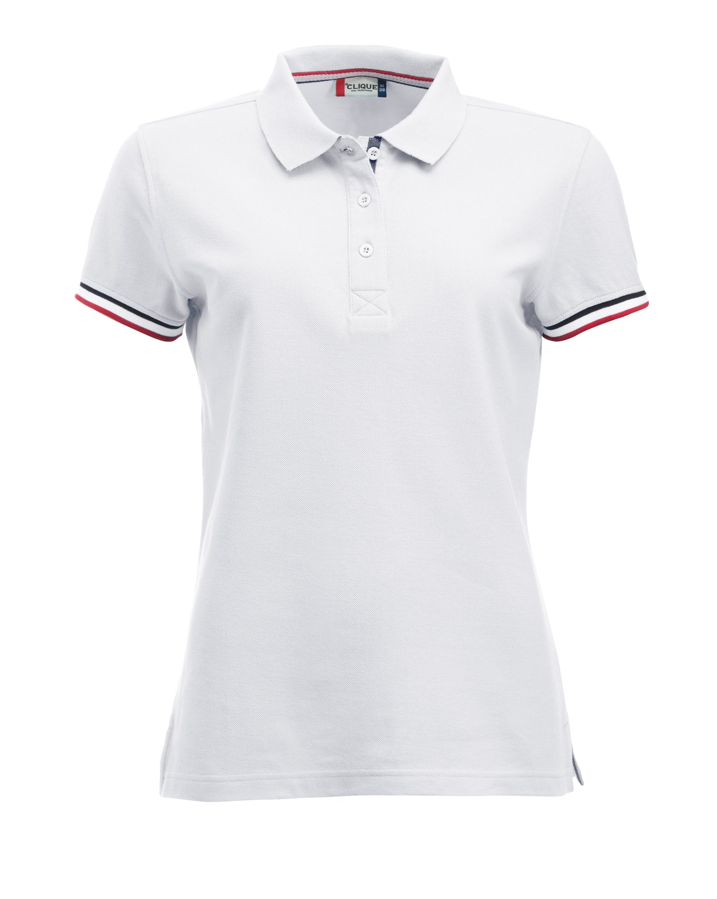 Clique Newton Ladies Polo Shirt | Contrast Details | Ringspun Cotton Polo | 6 Colours | S-XL