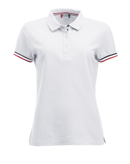 Clique Newton Ladies Polo Shirt | Contrast Details | Ringspun Cotton Polo | 6 Colours | S-XL