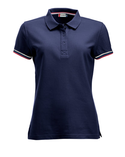 Clique Newton Ladies Polo Shirt | Contrast Details | Ringspun Cotton Polo | 6 Colours | S-XL