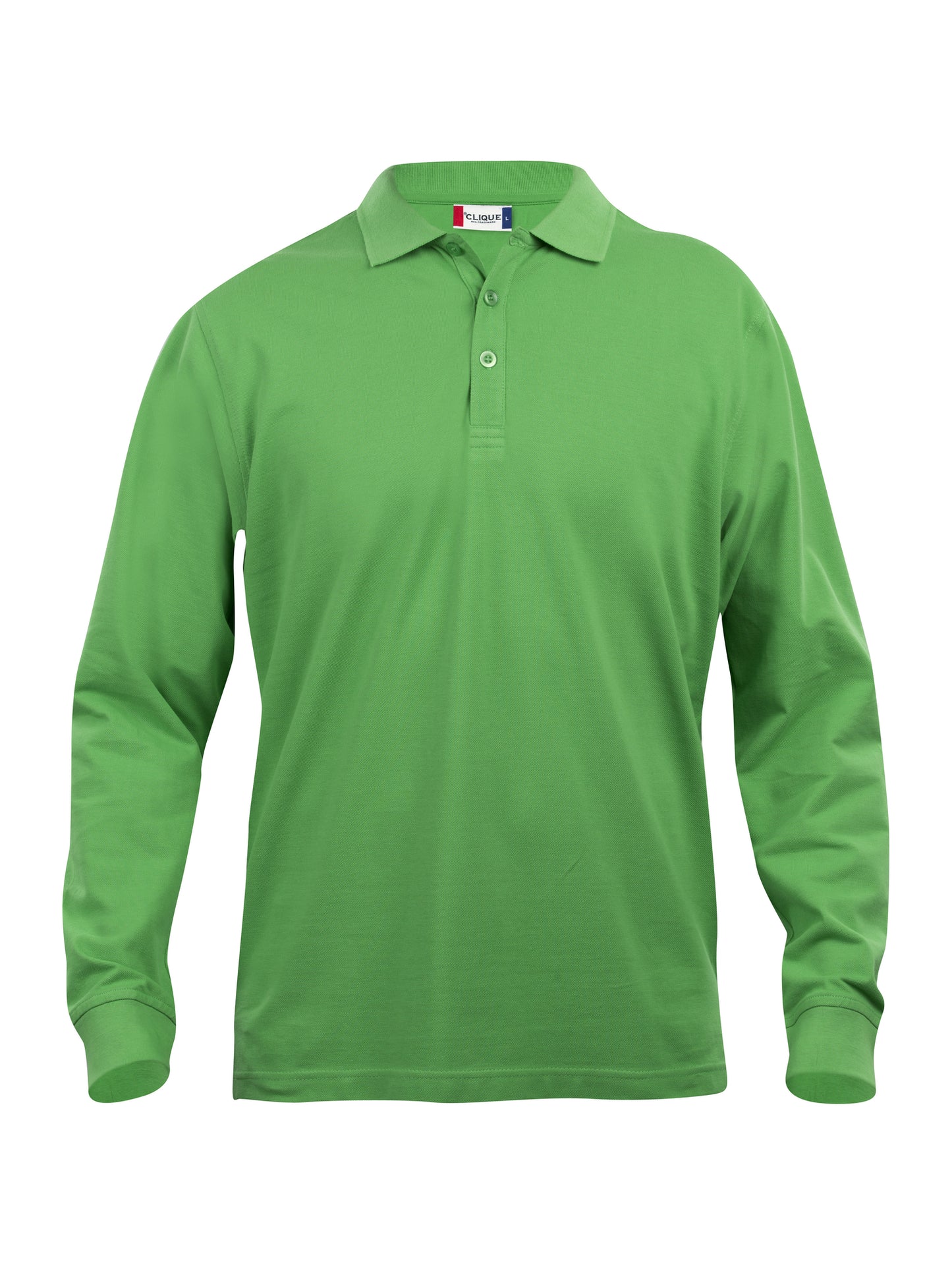 Clique Classic Lincoln Men's Polo Shirt | Long Sleeve Soft Cotton Polo | 11 Colours | XS-5XL