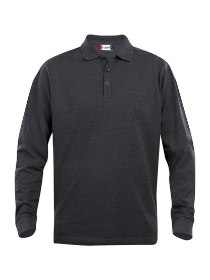 Clique Classic Lincoln Men's Polo Shirt | Long Sleeve Soft Cotton Polo | 11 Colours | XS-5XL
