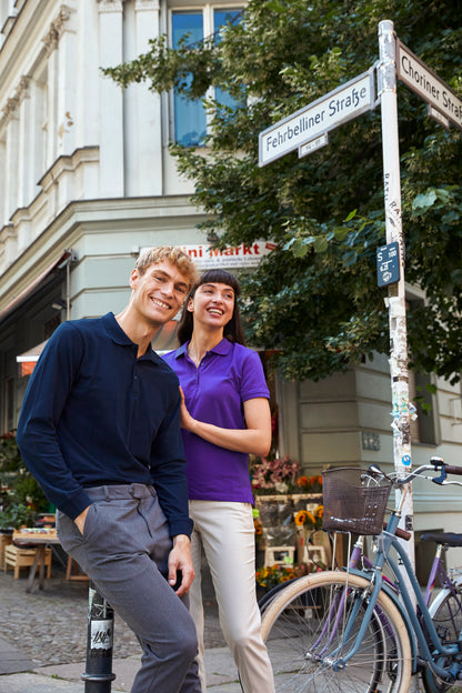 Clique Classic Lincoln Men's Polo Shirt | Long Sleeve Soft Cotton Polo | 11 Colours | XS-5XL