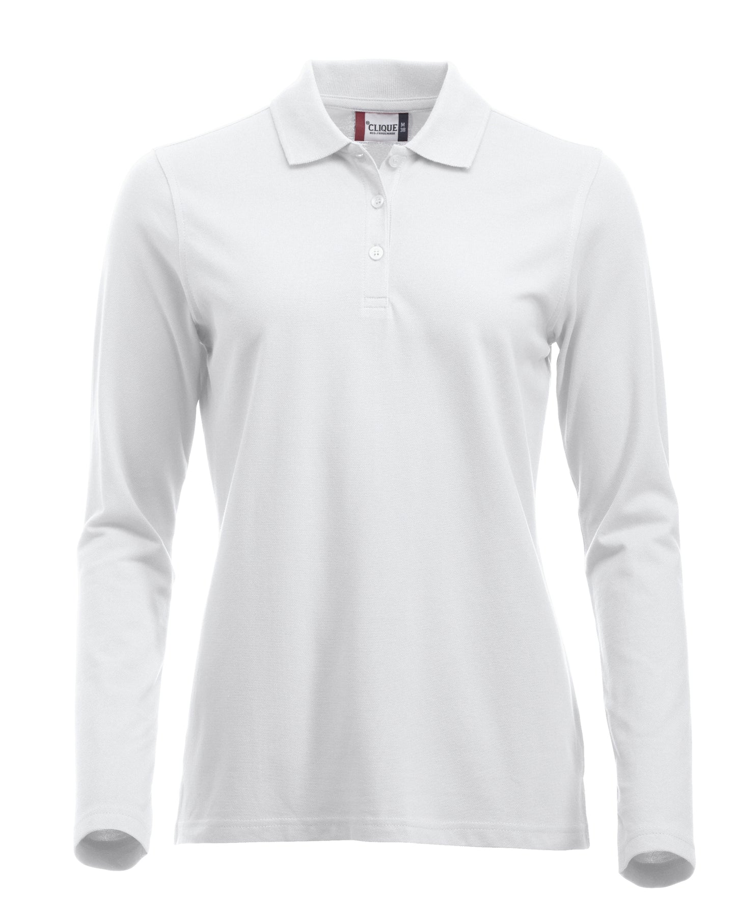Clique Classic Marion Ladies Polo Shirt | Long Sleeve Soft Cotton Polo | 11 Colours | XS-2XL