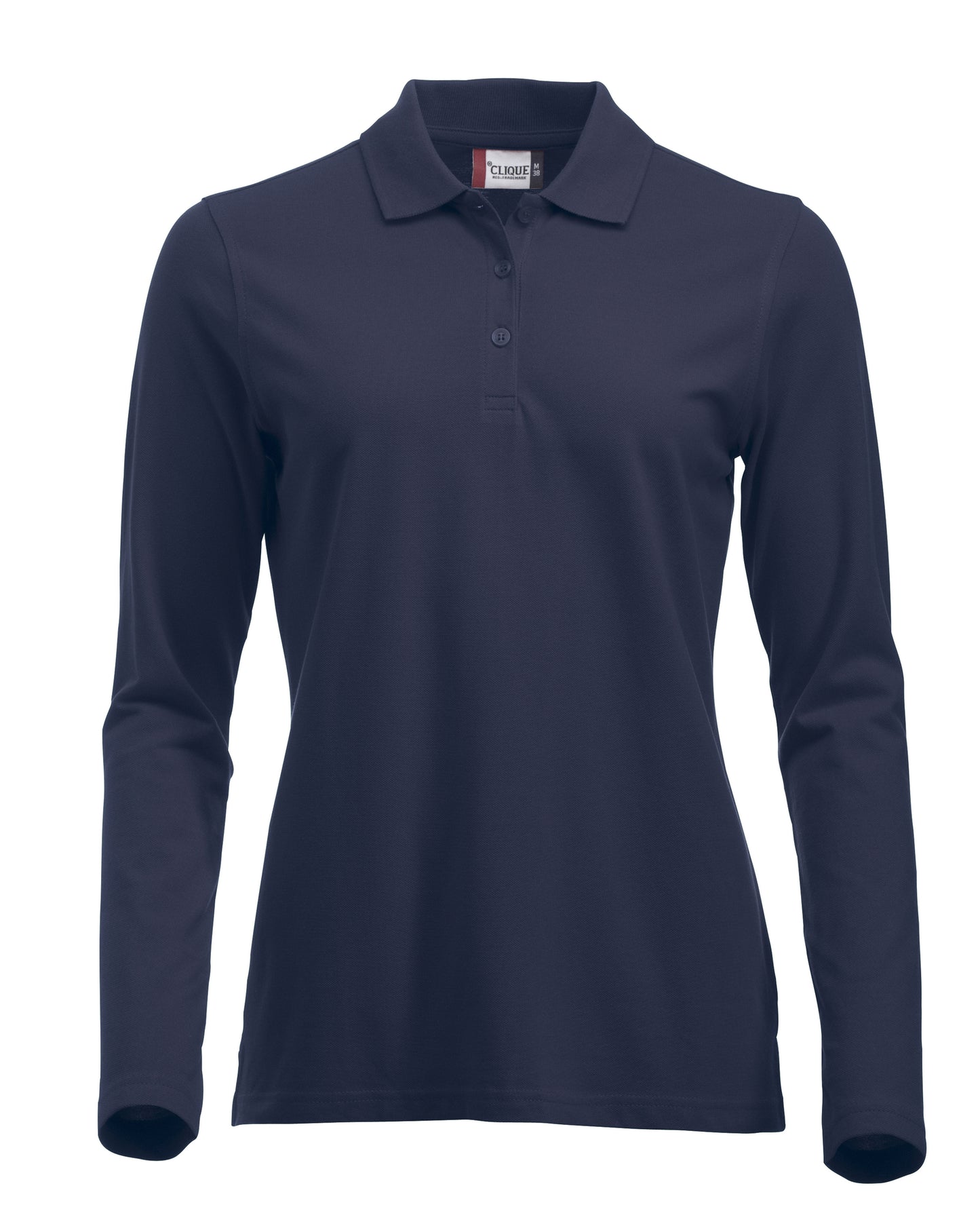 Clique Classic Marion Ladies Polo Shirt | Long Sleeve Soft Cotton Polo | 11 Colours | XS-2XL