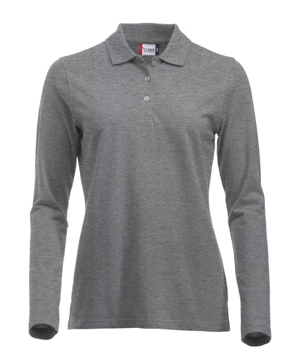 Clique Classic Marion Ladies Polo Shirt | Long Sleeve Soft Cotton Polo | 11 Colours | XS-2XL