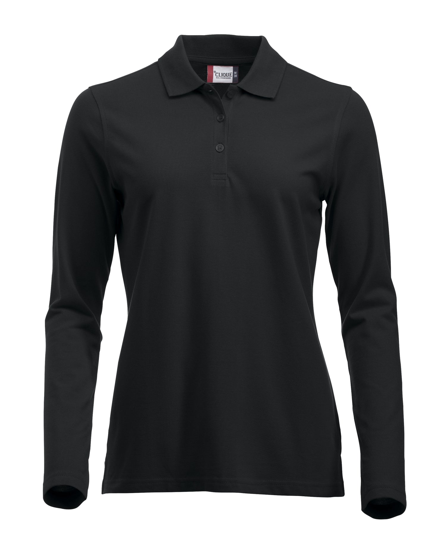 Clique Classic Marion Ladies Polo Shirt | Long Sleeve Soft Cotton Polo | 11 Colours | XS-2XL