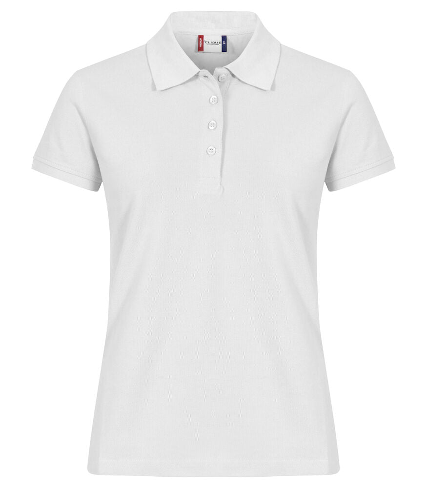 Clique Premium Heavyweight Ladies Polo Shirt | Pique Cotton Polo | 6 Colours | S-2XL - Polo Shirt - Logo Free Clothing