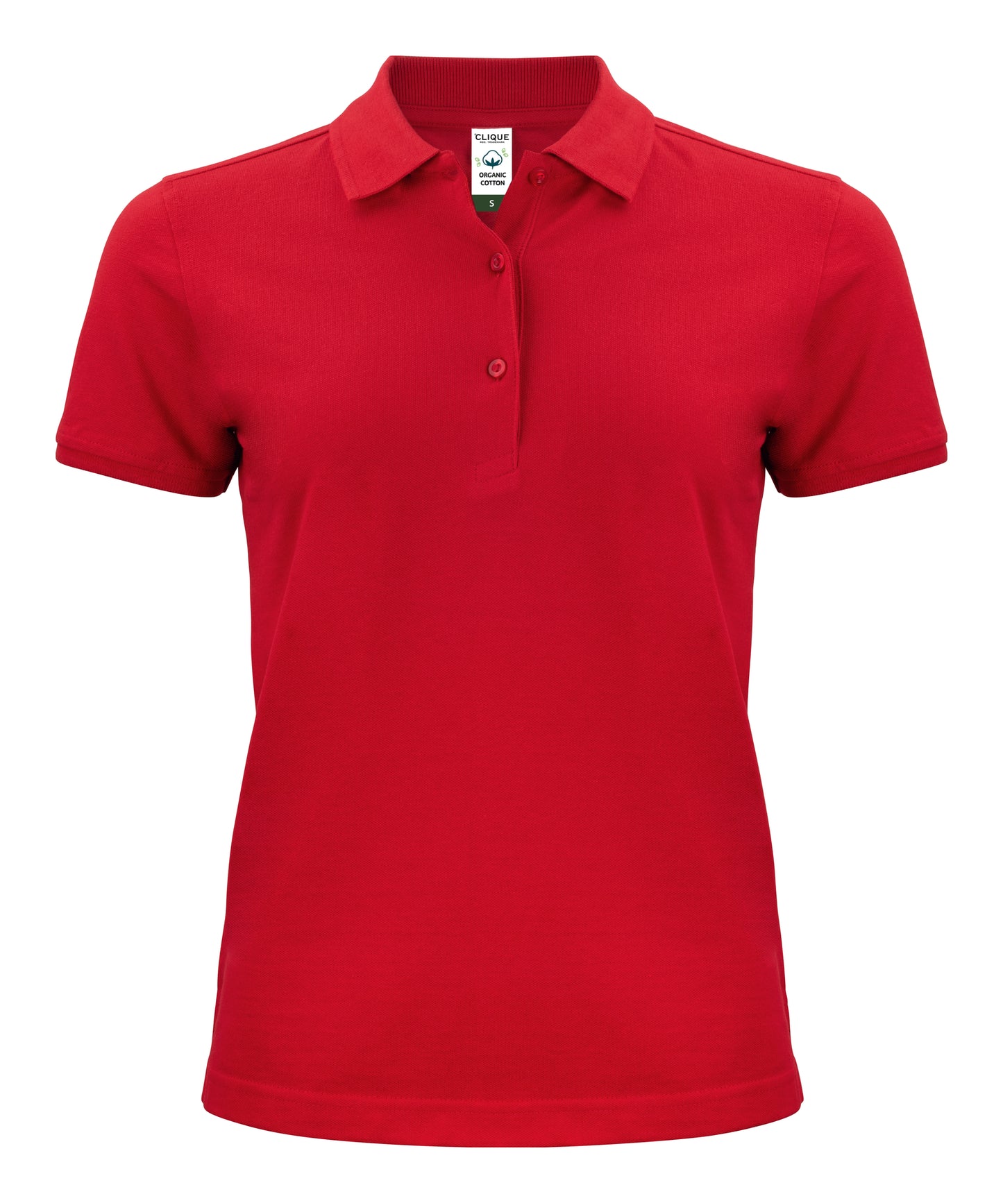 Clique Classic Organic Cotton Ladies Polo Shirt | Organic Fabric | 8 Colours | XS-2XL