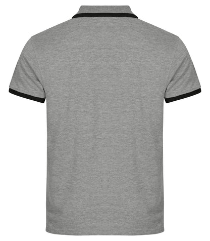 Clique Austin Unisex Polo Shirt | Pique Cotton Polo | Contrast Stripes | 4 Colours | XS-3XL - Polo Shirt - Logo Free Clothing