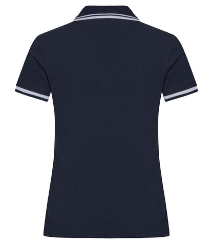Clique Astoria Ladies Polo Shirt | Pique Cotton Polo | Contrast Stripes | 4 Colours | XS-2XL