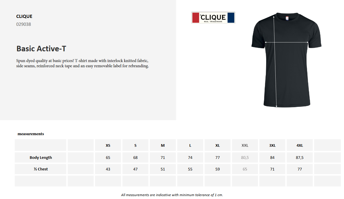 3 Pack Clique Basic Active T-Shirt | Mens Activewear | Multi Pack Saver | 10 Colours | XS-4XL - Tee Shirt - Logo Free Clothing