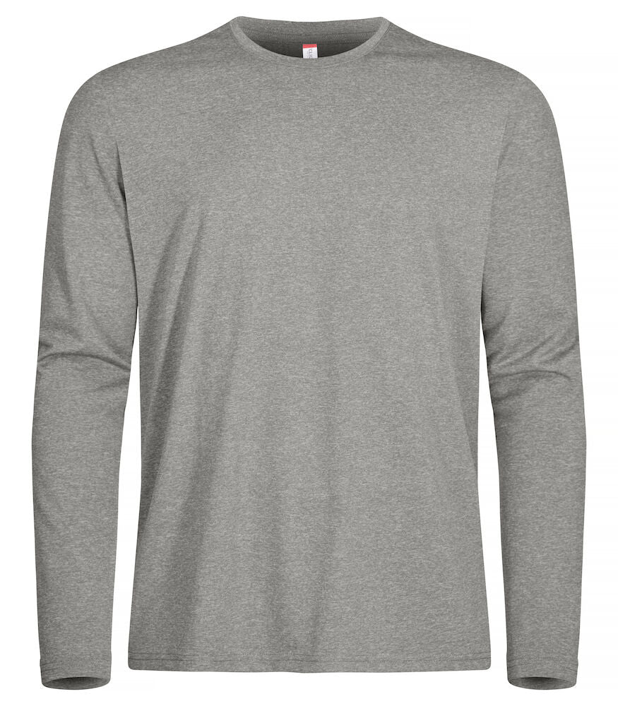 Clique Basic Active Long Sleeve Top | Mens Activewear T-Shirt | Spun Dyed | 3 Colours | XS-2XL - Tee Shirt - Logo Free Clothing