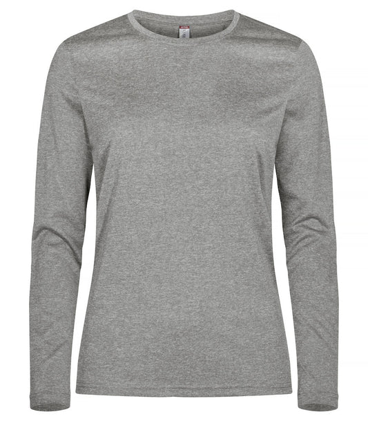 Clique Basic Active Long Sleeve Top | Ladies Activewear T-Shirt | Spun Dyed | 2 Colours | XS-2XL