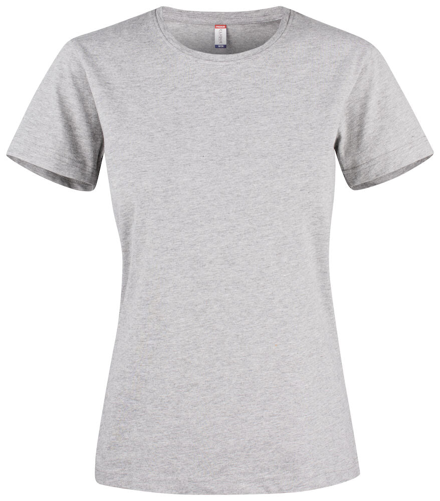 Clique Premium Fashion T-Shirt | Ladies Cotton Tee Shirt | Pre-Shrunk |  4 Colours | XS-2XL - Tee Shirt - Logo Free Clothing