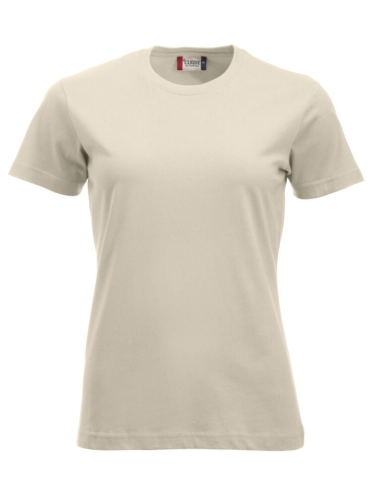 Clique Classic Ladies T-Shirt | Ringspun Cotton | Pre-Shrunk | 16 Colours | XS-2XL - Tee Shirt - Logo Free Clothing
