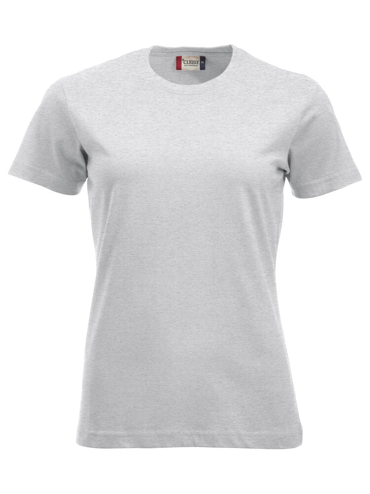 Clique Classic Ladies T-Shirt | Ringspun Cotton | Pre-Shrunk | 16 Colours | XS-2XL - Tee Shirt - Logo Free Clothing
