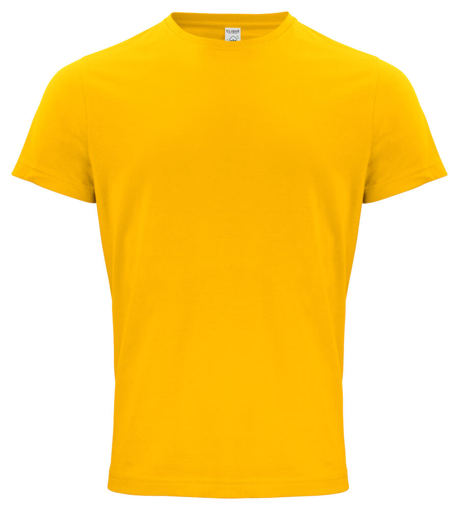 Clique Classic Organic Cotton Mens T-Shirt | Pre-Shrunk | Super Soft | 12 Colours | XS-3XL - Tee Shirt - Logo Free Clothing