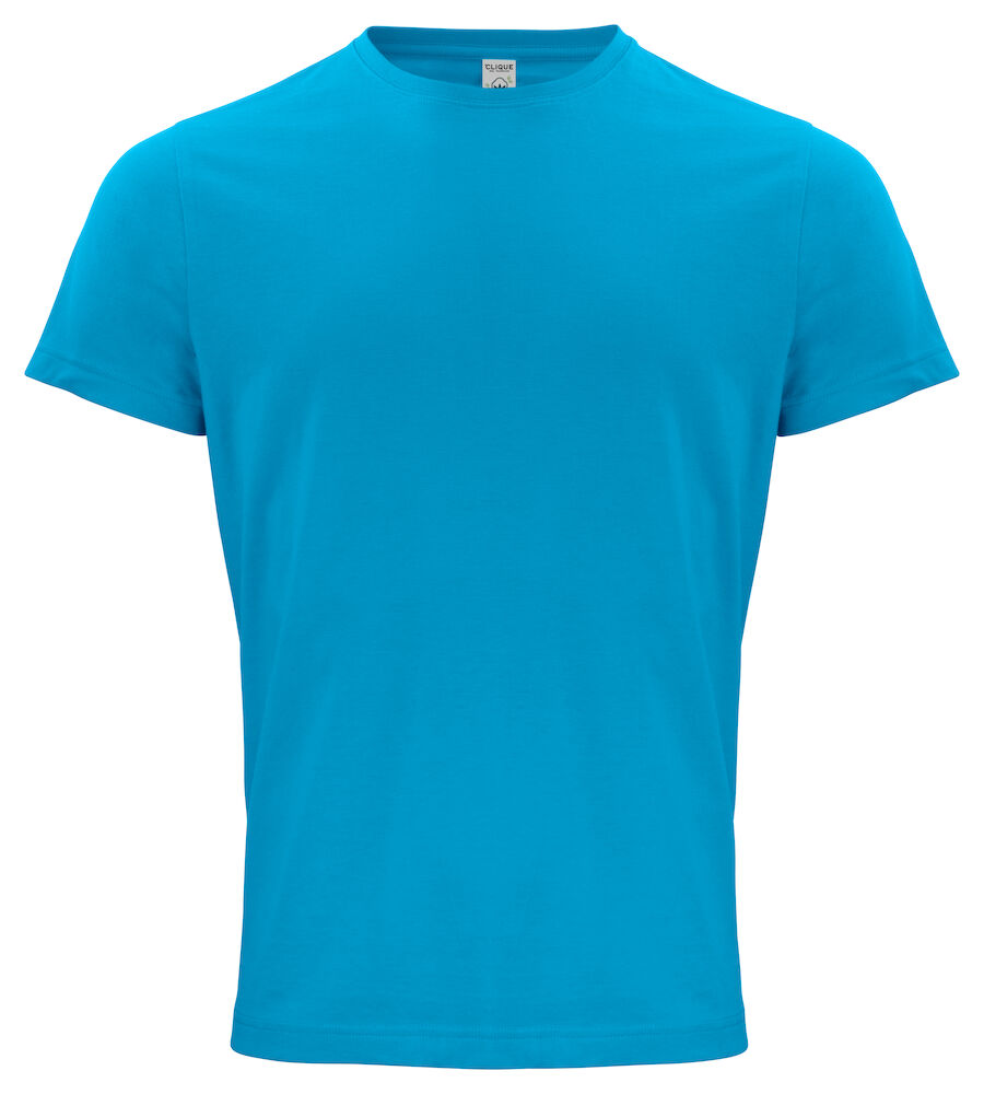 Clique Classic Organic Cotton Mens T-Shirt | Pre-Shrunk | Super Soft | 12 Colours | XS-3XL - Tee Shirt - Logo Free Clothing