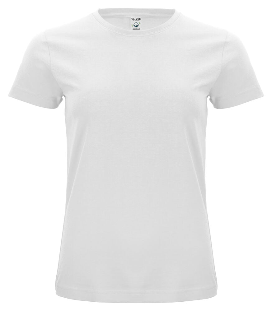 Clique Classic Organic Cotton Ladies T-Shirt | Pre-Shrunk | Super Soft | 12 Colours | XS-2XL