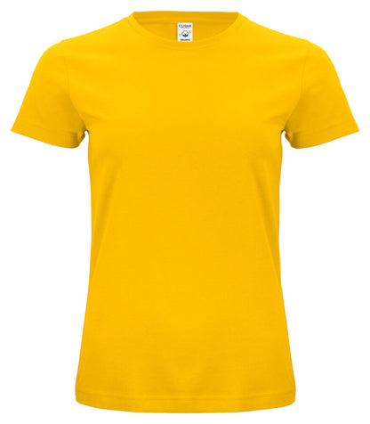 Clique Classic Organic Cotton Ladies T-Shirt | Pre-Shrunk | Super Soft | 12 Colours | XS-2XL