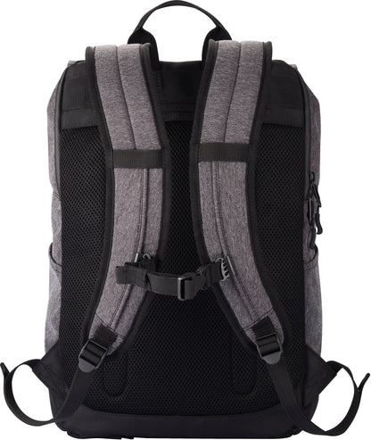 Clique Roll Top Backpack | Laptop Storage To 15" | 18 Litre Rucksack | Hidden Pocket | Melange Material