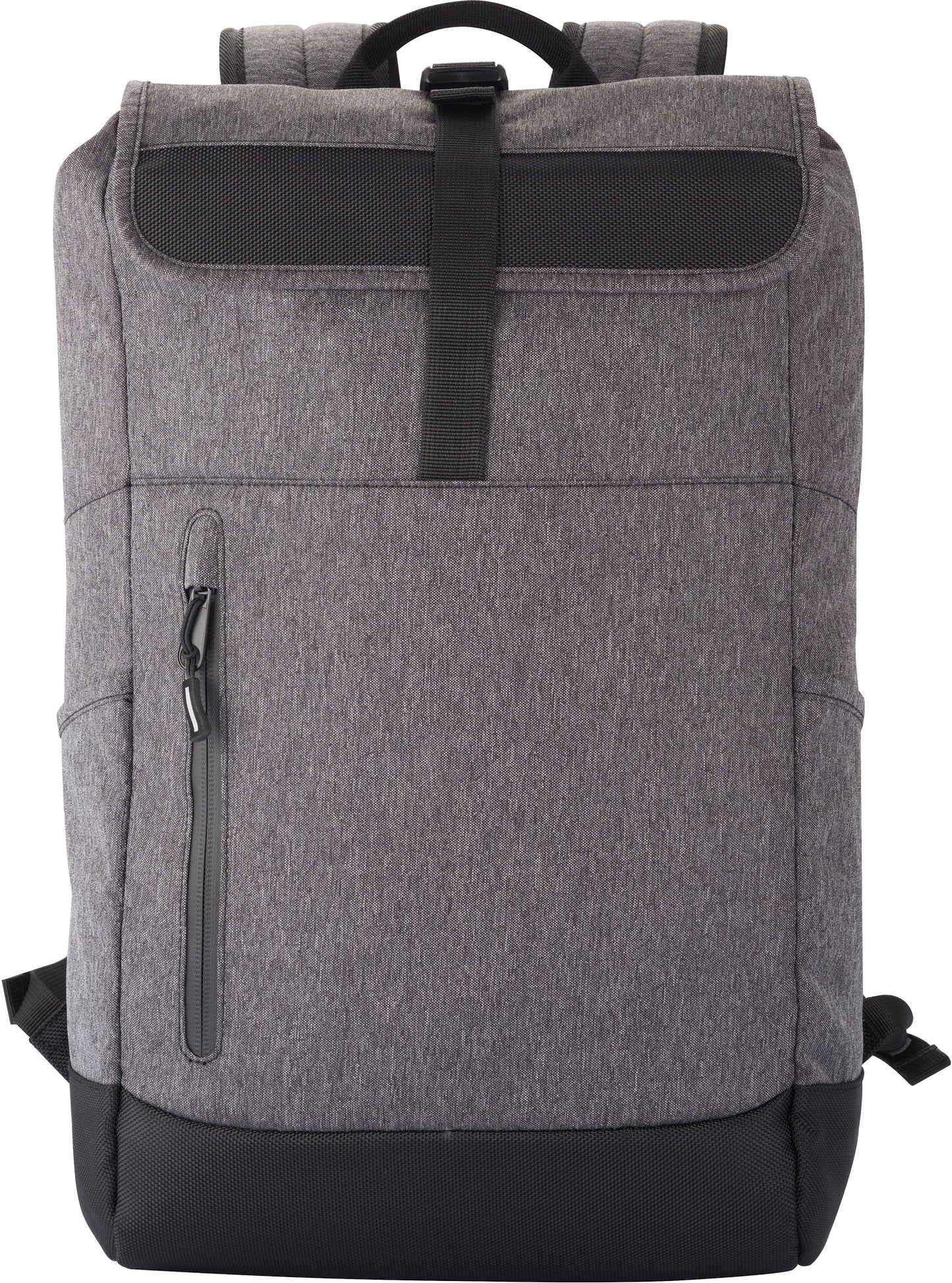 Clique Roll Top Backpack | Laptop Storage To 15" | 18 Litre Rucksack | Hidden Pocket | Melange Material