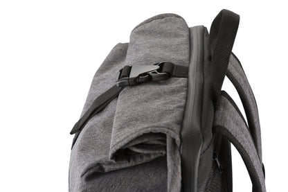 Clique Roll Top Backpack | Laptop Storage To 15" | 18 Litre Rucksack | Hidden Pocket | Melange Material