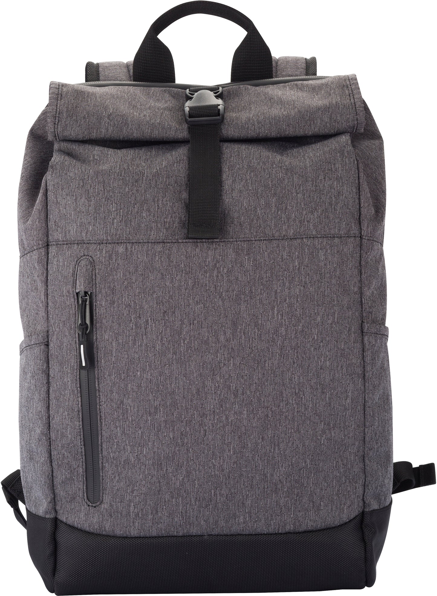 Clique Roll Top Backpack | Laptop Storage To 15" | 18 Litre Rucksack | Hidden Pocket | Melange Material