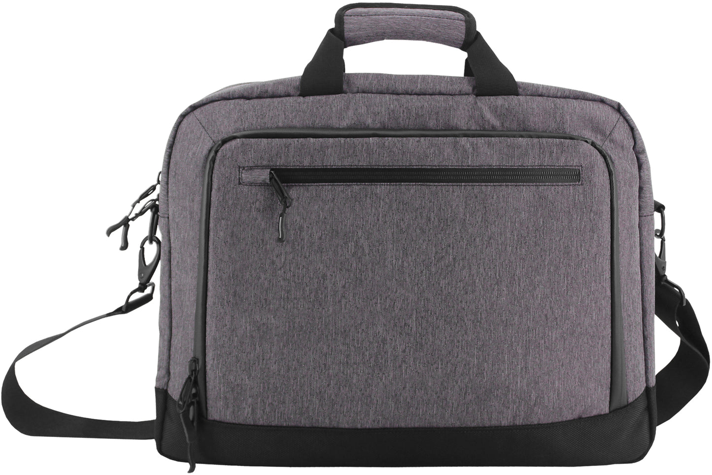 Clique Laptop Bag | Messenger Bag | For Laptops Up To 15" | Shoulder Strap | Carry Handle | Melange Grey