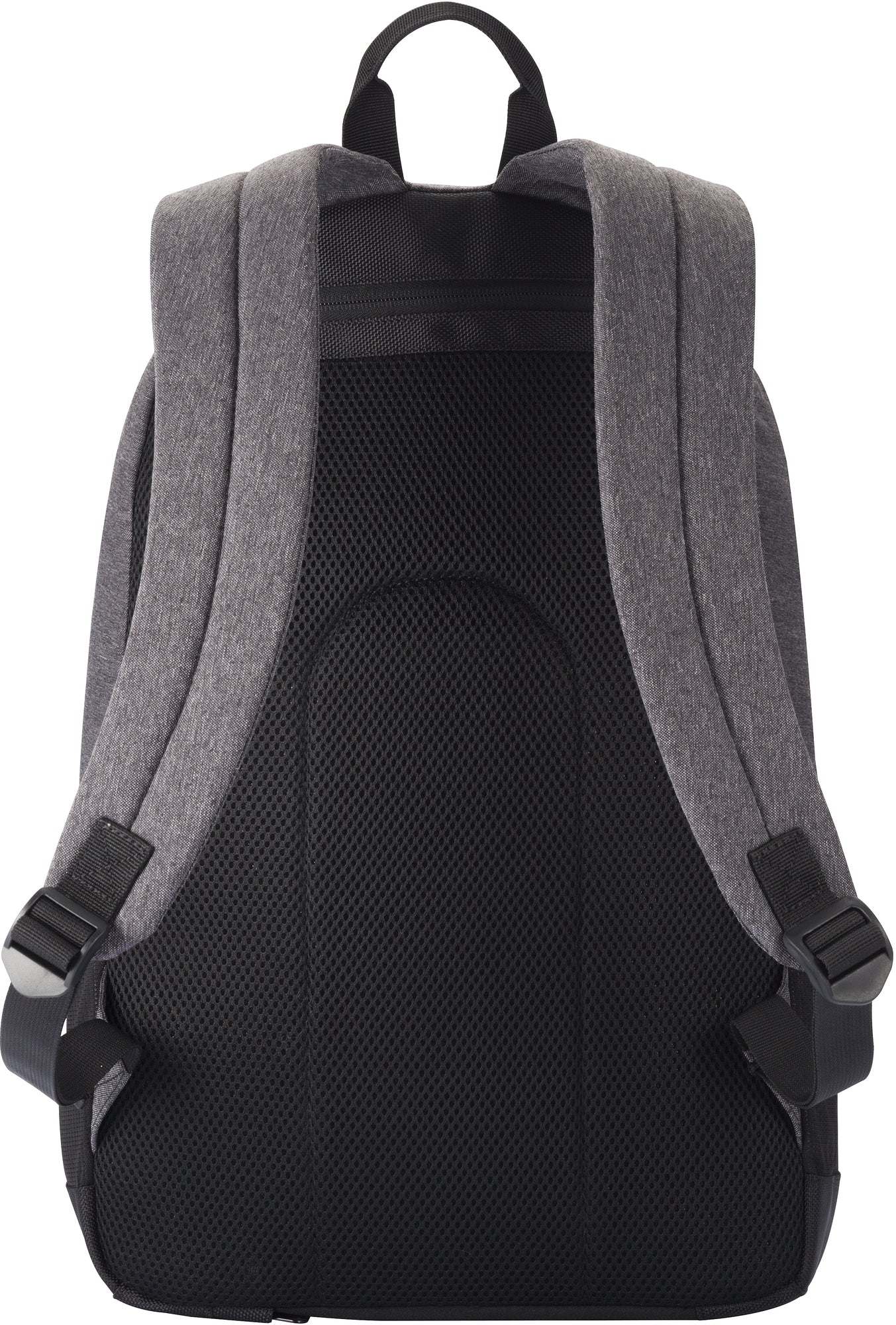 Clique Street Backpack | Padded Laptop Storage | 16 Litre Rucksack | Zipped Main Pocket | Grey Melange