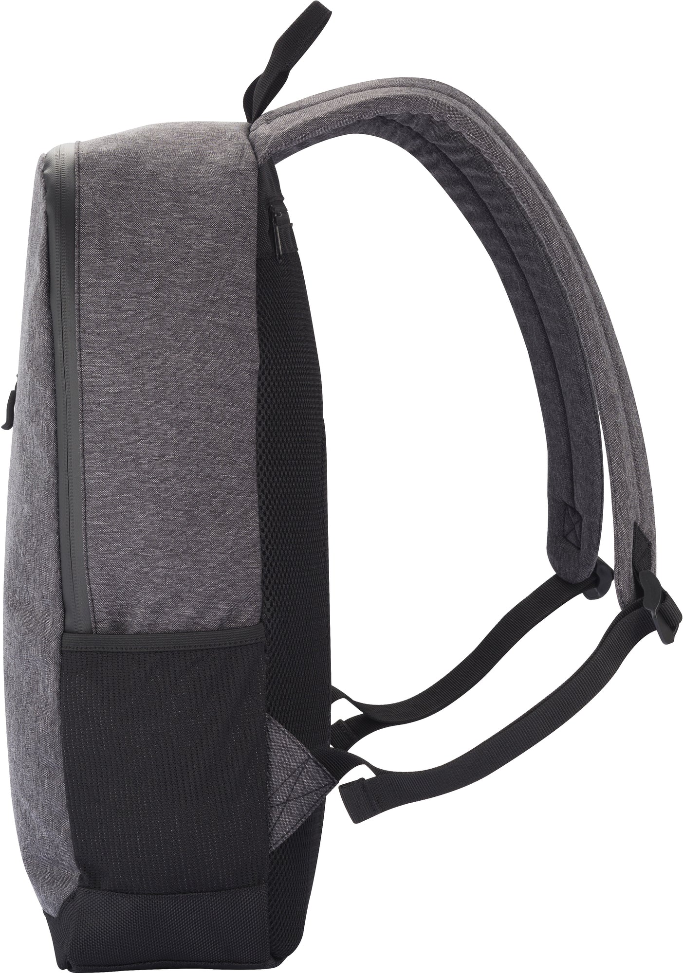 Clique Street Backpack | Padded Laptop Storage | 16 Litre Rucksack | Zipped Main Pocket | Grey Melange