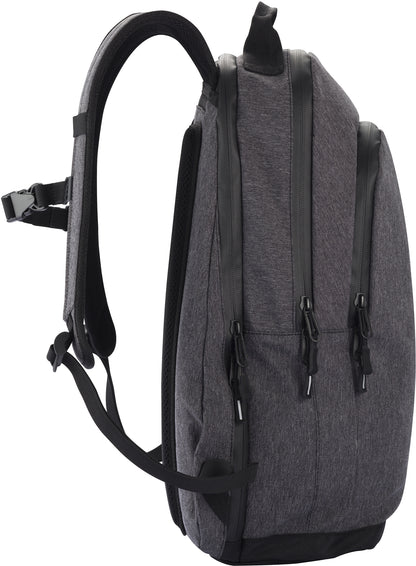 Clique City Backpack | 25 Litre Rucksack | Laptop Compartment | Hidden Pocket | Melange Grey | Carry Handle
