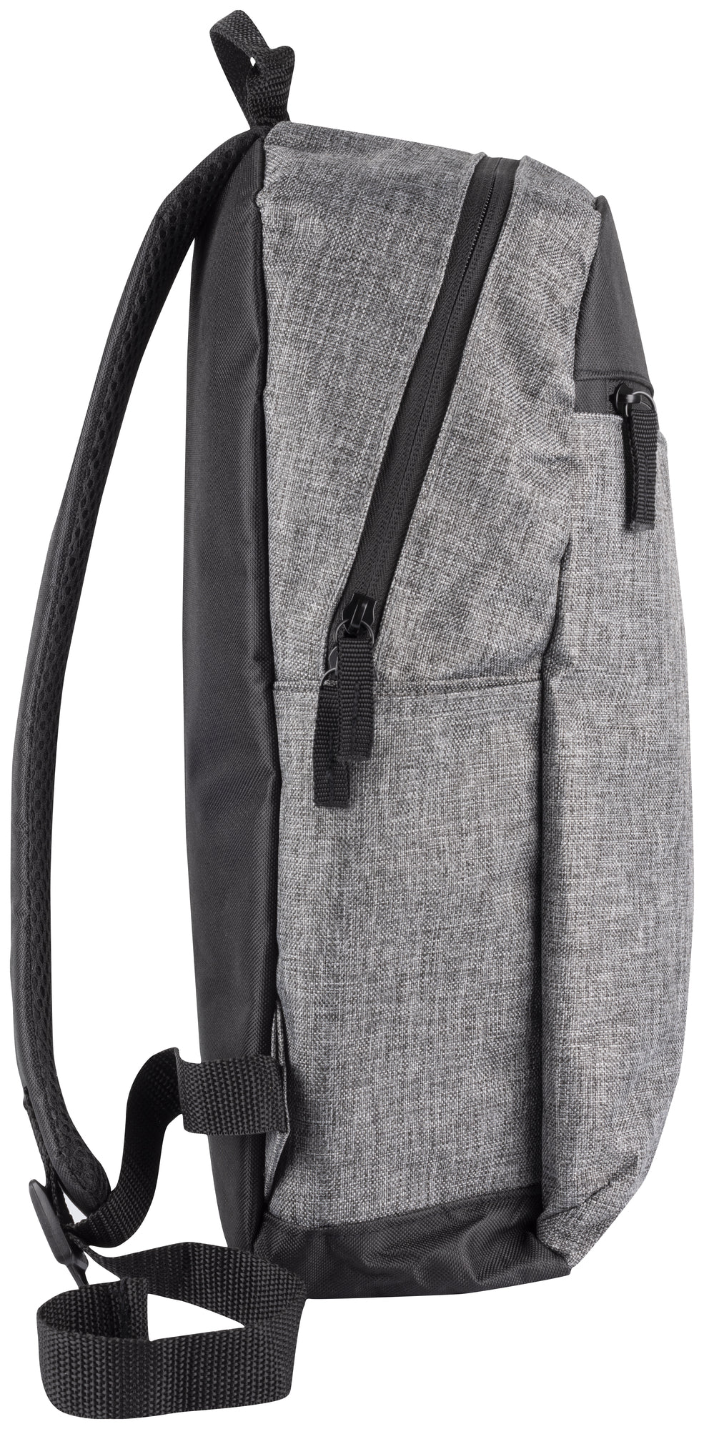 Clique Daypack | 12 Litre Rucksack | Zipped Main Compartment | Outer Pocket | Carry Handle | Melange Grey