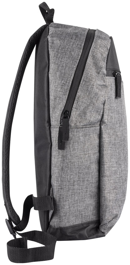 Clique Daypack | 12 Litre Rucksack | Zipped Main Compartment | Outer Pocket | Carry Handle | Melange Grey