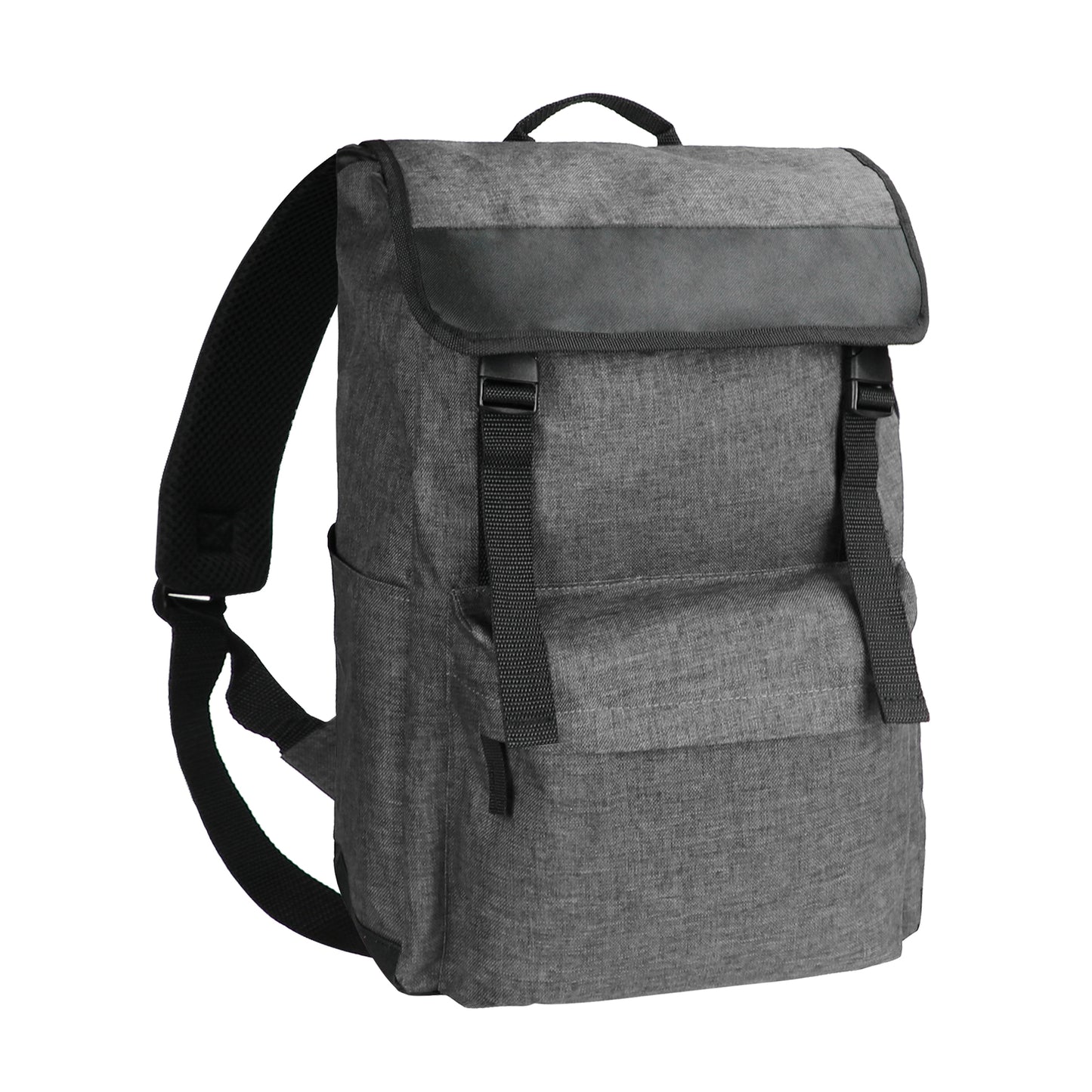 Clique City Backpack | 20 Litre Rucksack | Compression Straps | Carry Handle | Melange Grey