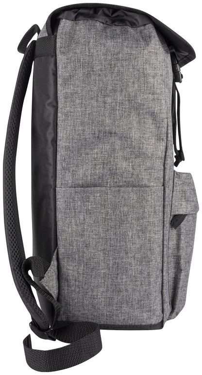 Clique City Backpack | 20 Litre Rucksack | Compression Straps | Carry Handle | Melange Grey