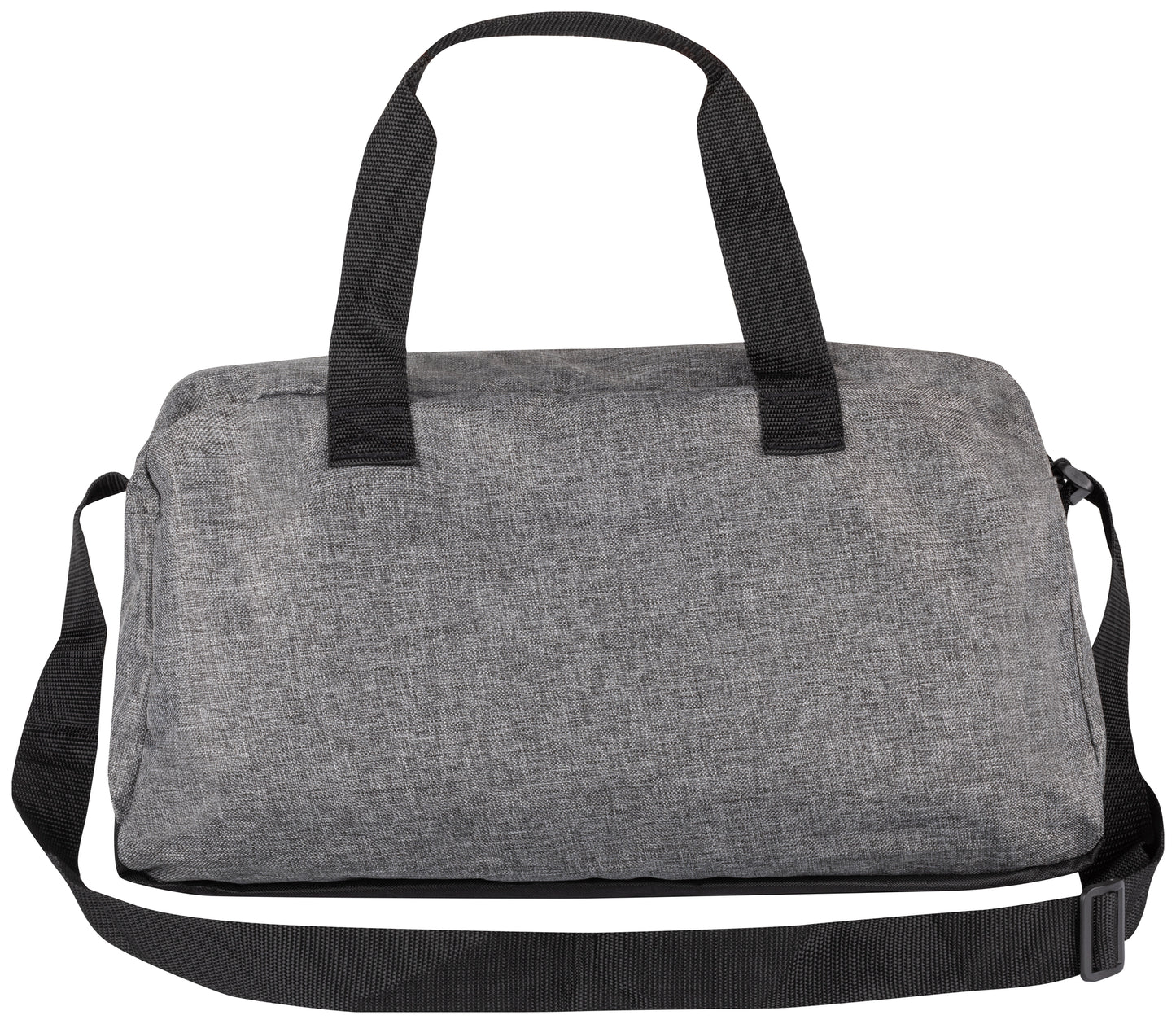 Clique Travel Bag | Weekend Duffle Bag | Zipped Main Compartment | 24 Litre Holdall | Shoulder Strap | Melange Grey