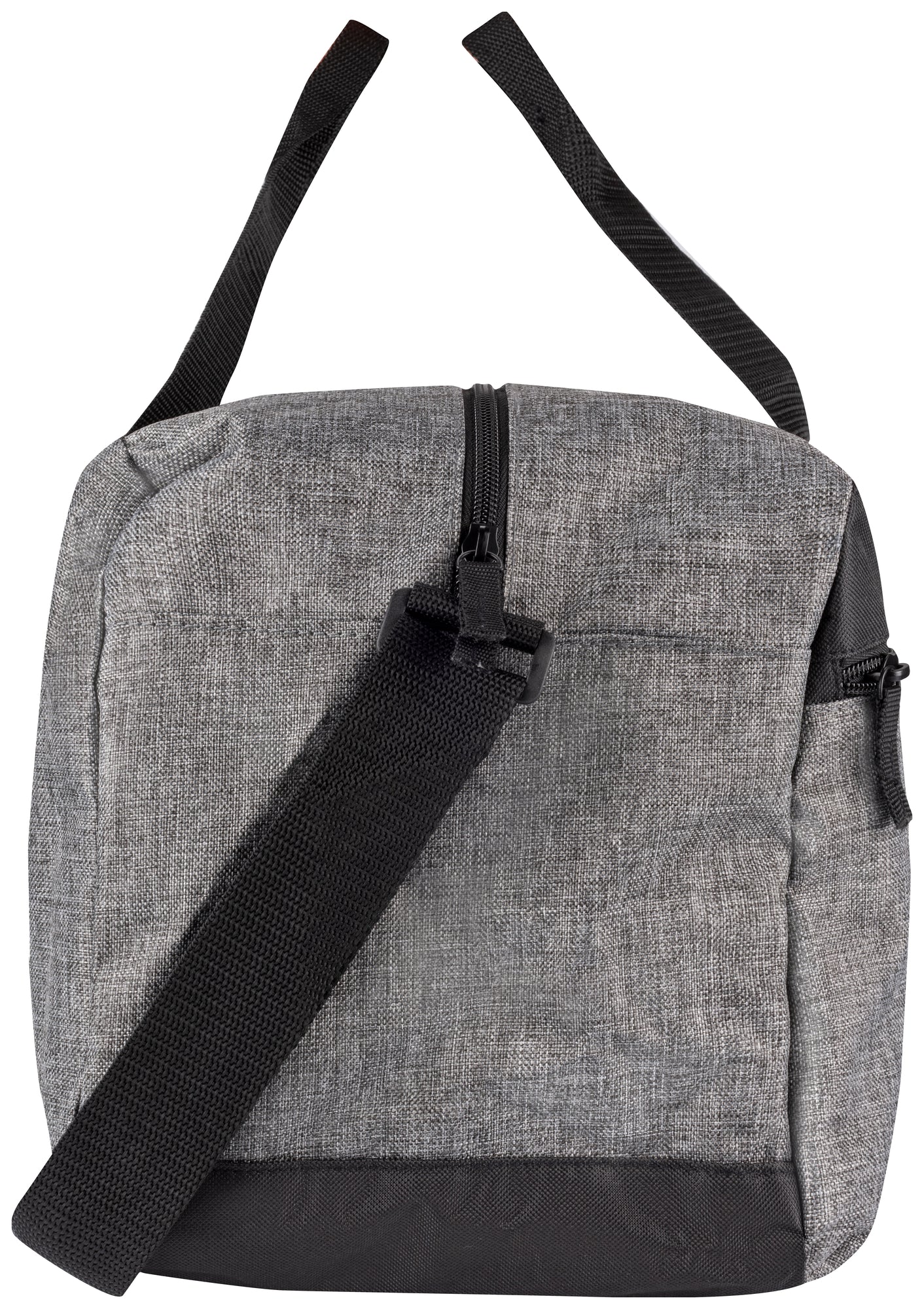Clique Travel Bag | Weekend Duffle Bag | Zipped Main Compartment | 24 Litre Holdall | Shoulder Strap | Melange Grey