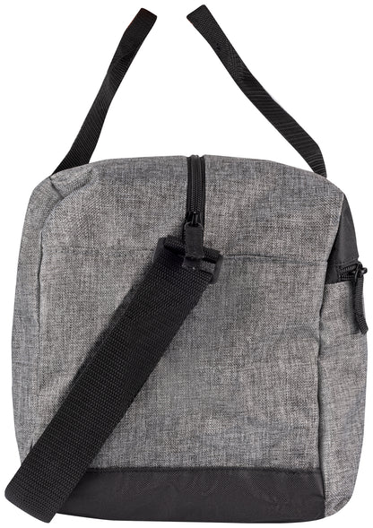 Clique Travel Bag | Weekend Duffle Bag | Zipped Main Compartment | 24 Litre Holdall | Shoulder Strap | Melange Grey