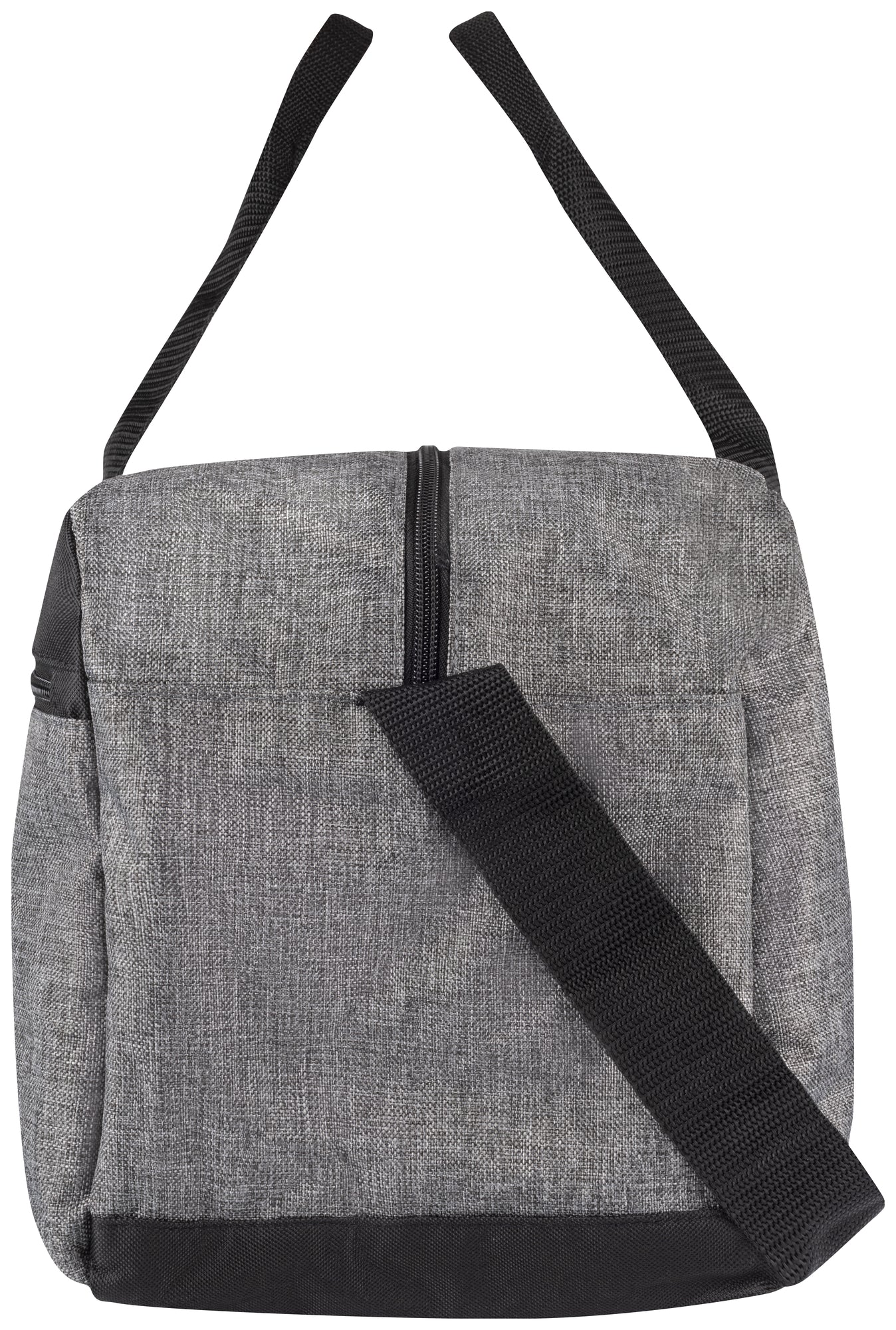 Clique Travel Bag | Weekend Duffle Bag | Zipped Main Compartment | 24 Litre Holdall | Shoulder Strap | Melange Grey