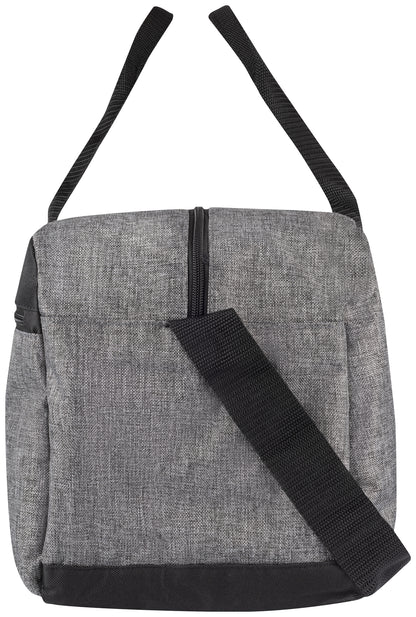 Clique Travel Bag | Weekend Duffle Bag | Zipped Main Compartment | 24 Litre Holdall | Shoulder Strap | Melange Grey
