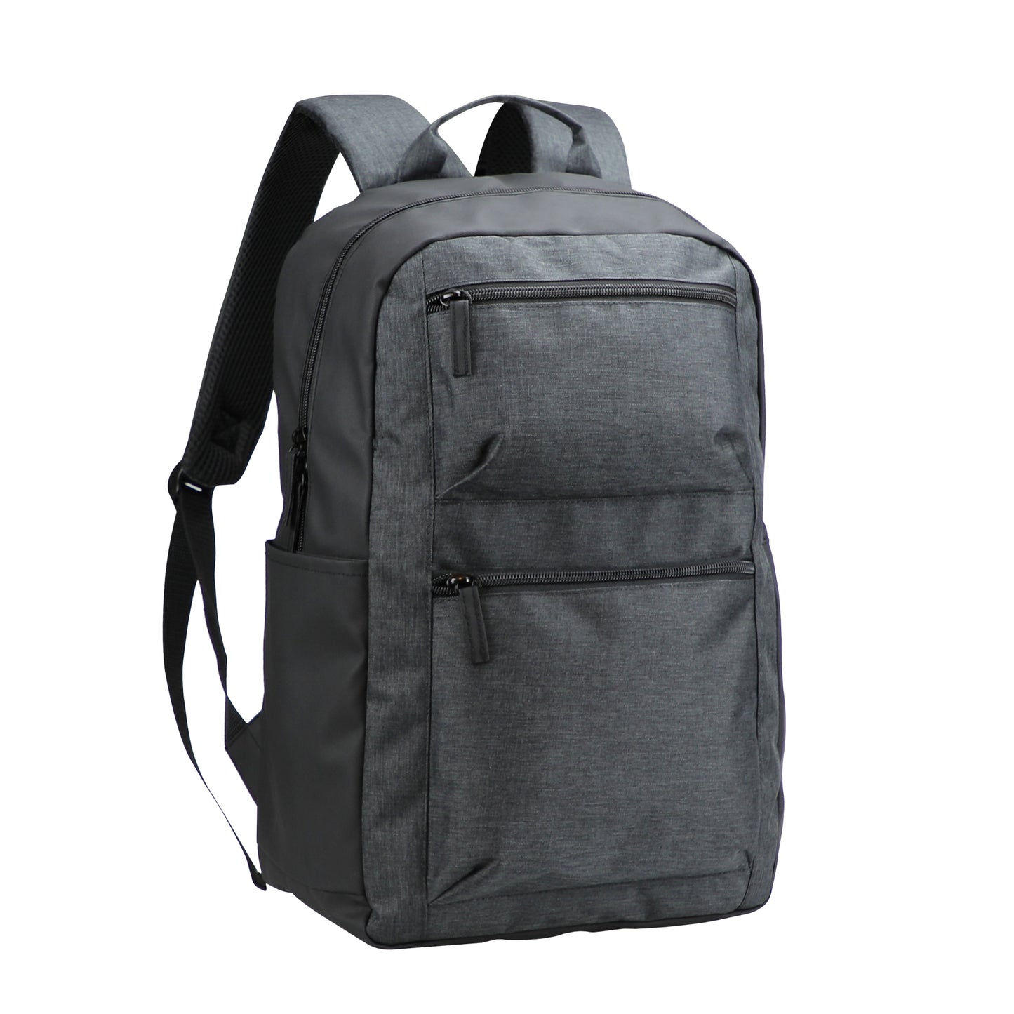 Clique Prestige Backpack | Multi-Pocket 18 Litre Rucksack | Zipped Pockets | Carry Handle | Melange Grey