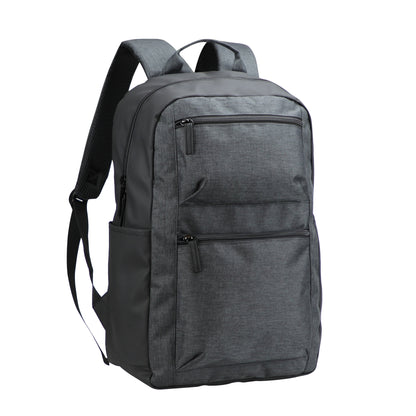Clique Prestige Backpack | Multi-Pocket 18 Litre Rucksack | Zipped Pockets | Carry Handle | Melange Grey