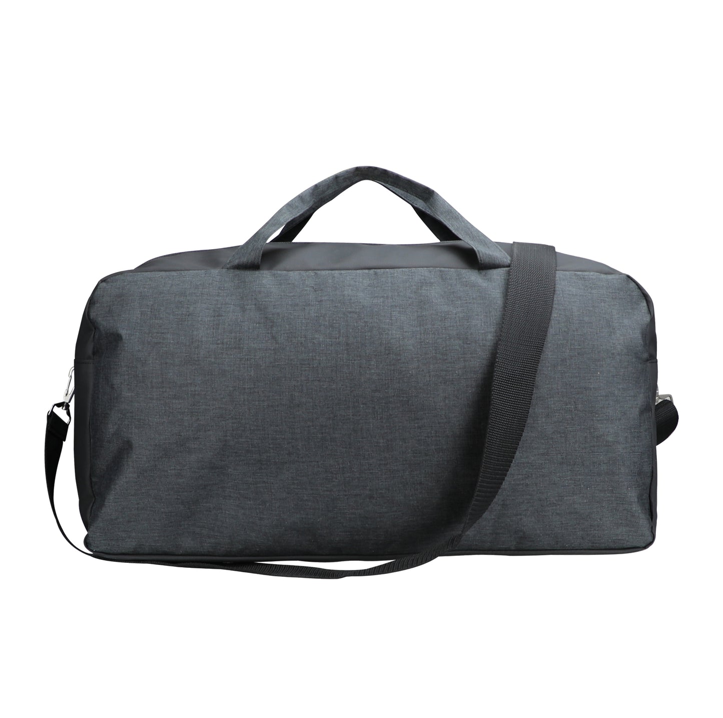 Clique Duffle Bag | Weekend Travel Bag | Zipped Main Compartment | 28 Litre Holdall | Shoulder Strap | Melange Grey