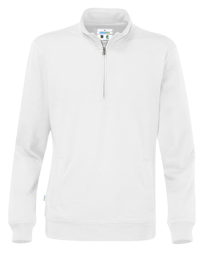 Cottover Half Zip Unisex Sweatshirt | GOTS | Organic Cotton | Fairtrade | 14 Colours | S-4XL