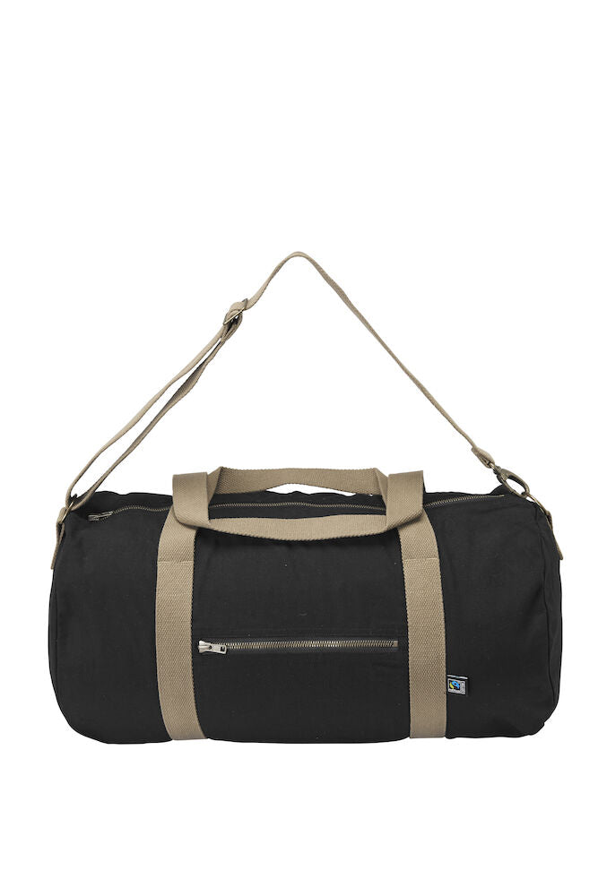 Canvas Duffle Bag Fairtrade Organic Holdall Logo Free Clothing