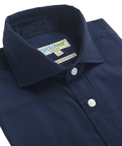 Cottover Twill Shirt | Mens Comfort Fit | GOTS | Organic Cotton | 4 Colours | XS-3XL