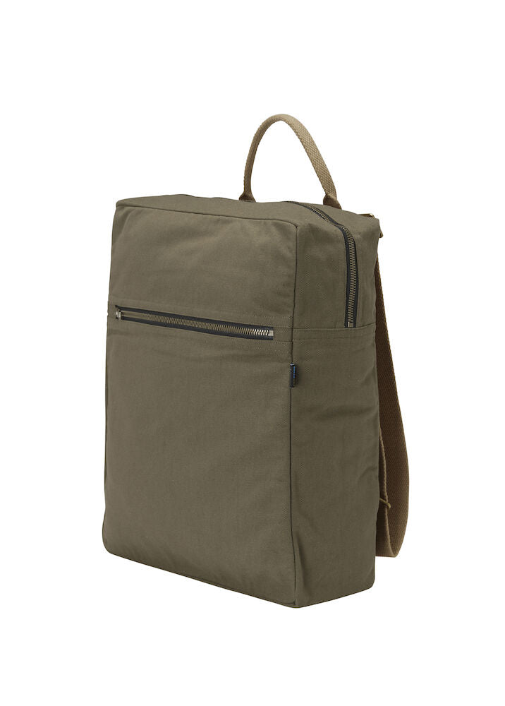 Cottover Canvas Zipped Daypack | Fairtrade Organic Canvas Backpack | GOTS | Sustainable | 2 Colours - Bag - Logo Free Clothing