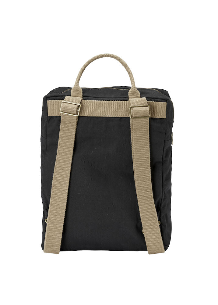 Cottover Canvas Zipped Daypack | Fairtrade Organic Canvas Backpack | GOTS | Sustainable | 2 Colours - Bag - Logo Free Clothing